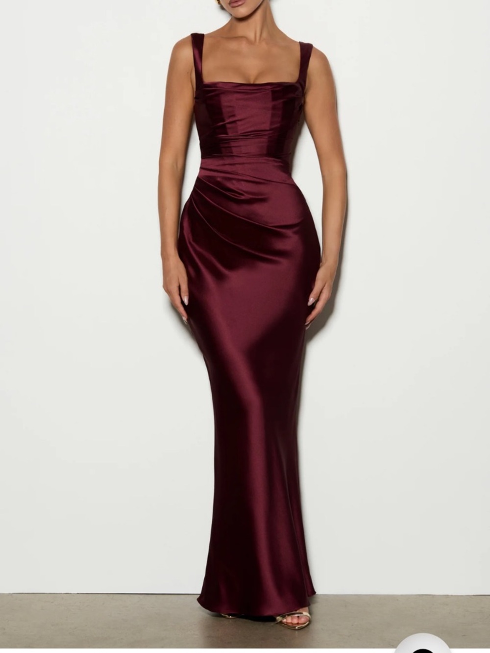 Babyboo Calanthe Maxi Dress - Cherry Laquer S